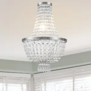 COSYLYTE Adelle 2-Tier Easyfit Beaded Shade Pendant Light