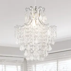 COSYLYTE Jasmine Easyfit Classic Beaded Shade Pendant Light