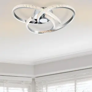 COSYLYTE Moora 3 Light Integrated LED Curved Ceiling Light