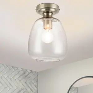 COSYLYTE Buxton Bathroom  Bubble Glass Ceiling Light